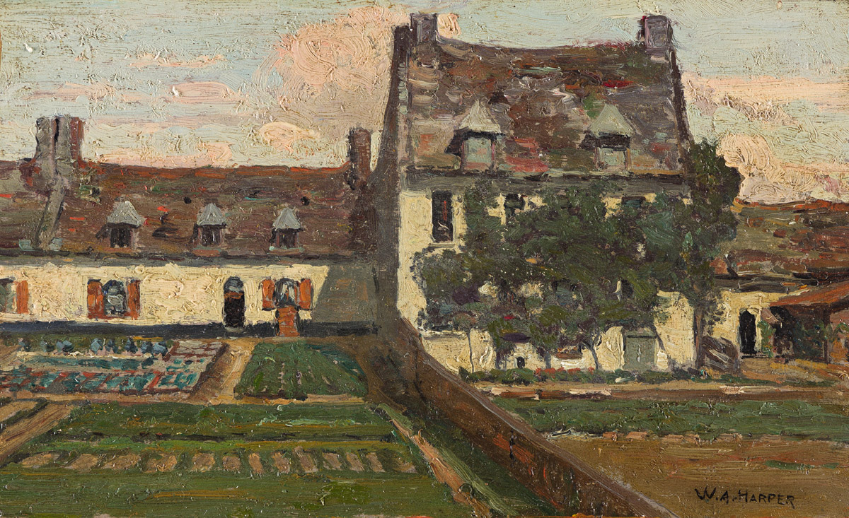 WILLIAM A. HARPER (1873 - 1910) Untitled (Farm House).